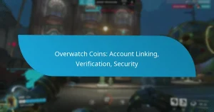 Overwatch Coins: Account Linking, Verification, Security