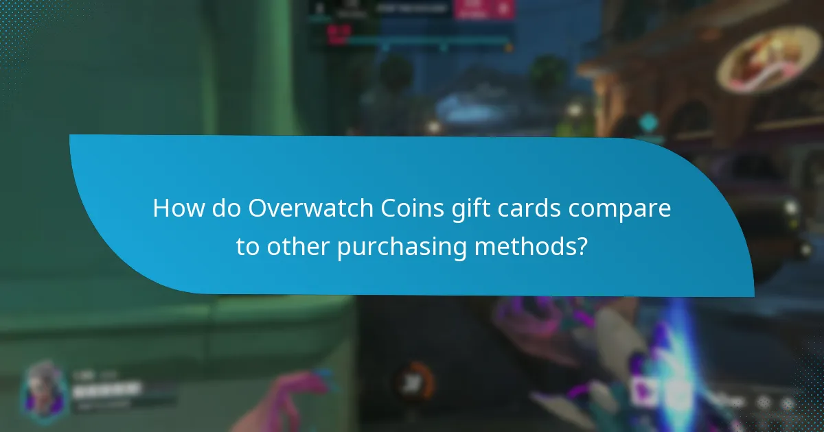 How do I use Overwatch Coins gift cards?