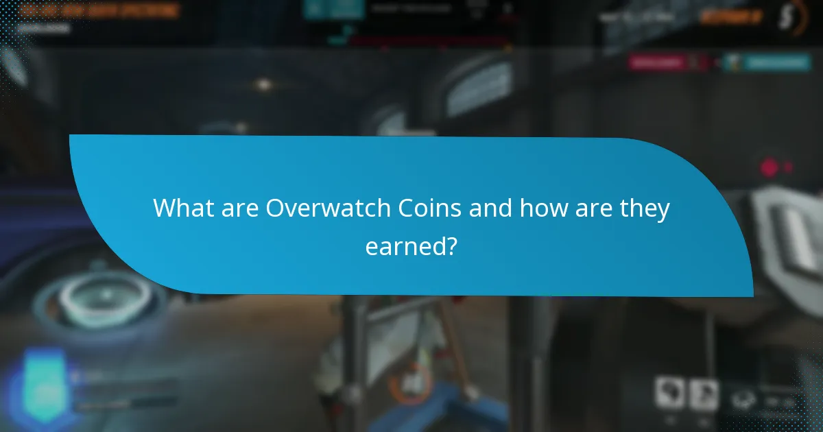 Which events contribute the most to Overwatch Coin earnings?