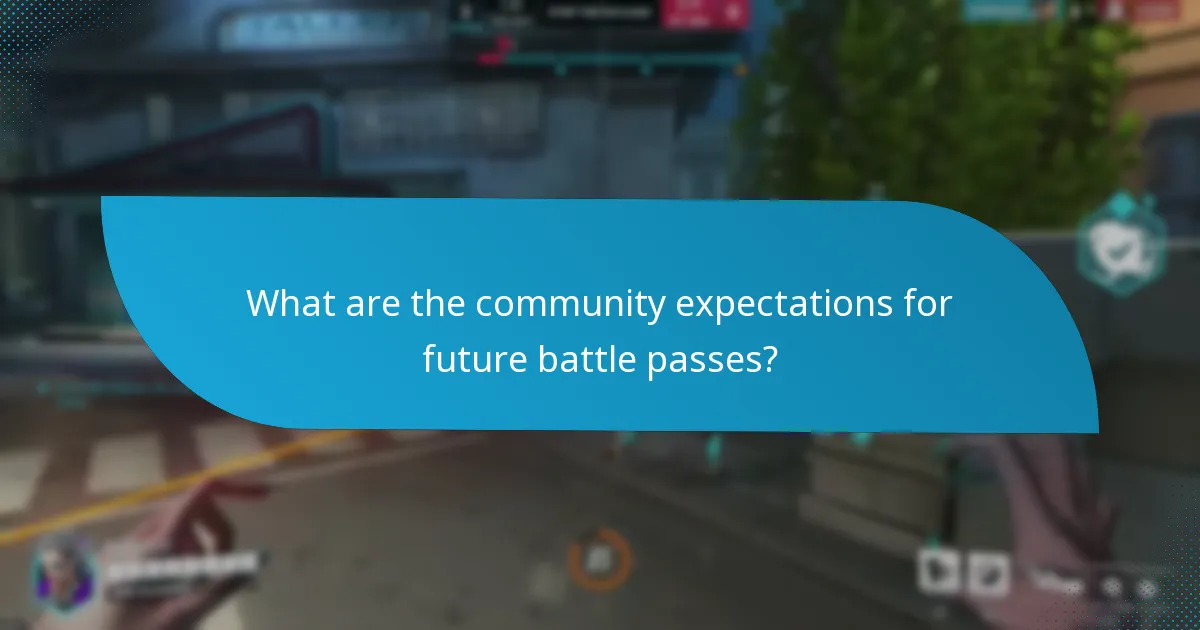 What are the community expectations for future battle passes?