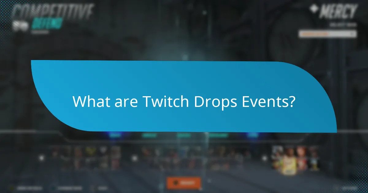 What rewards can I earn from Twitch Drops Events?